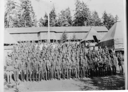 CCC (Civilian Conservation Corps) Camp at Saltwater Park 1926-1933?
