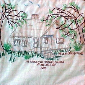 Christian Science Church 1918 quilt square