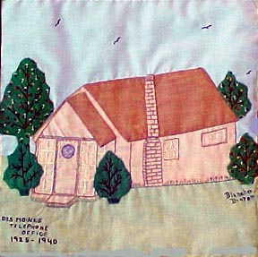 Des Moines Telephone Office quilt square