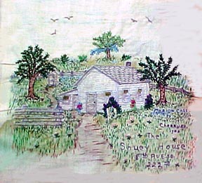 Shuey House quilt square