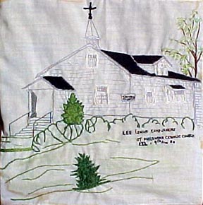 St. Philomena Catholic Church quilt square
