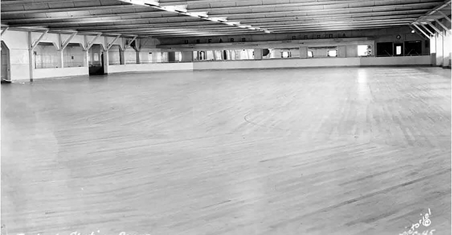 Redondo Recreation Center Rink Floor circa 1945