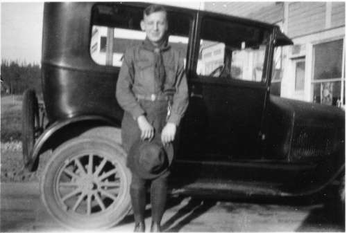 Boy Scout Vernon Draper in 1926