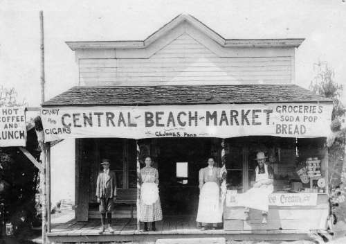 Central Beach Market in 1910
