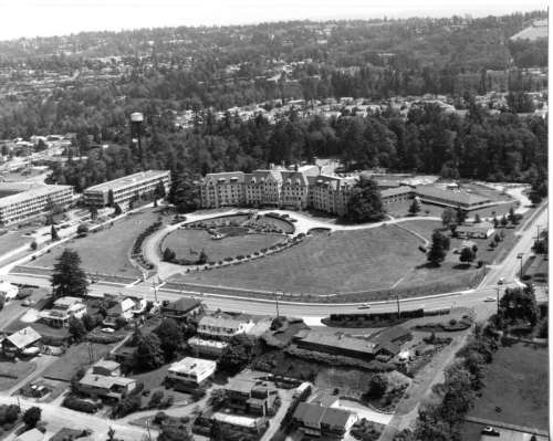 Masonic Home From the Air in 1980s